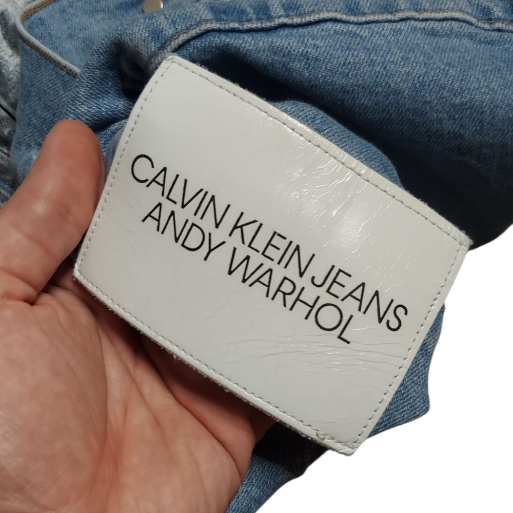 Calvin Klein X Raf Simons | Andy Warhol | Rodeo Photo | Denim Jacket | Slim - Picture 8 of 15